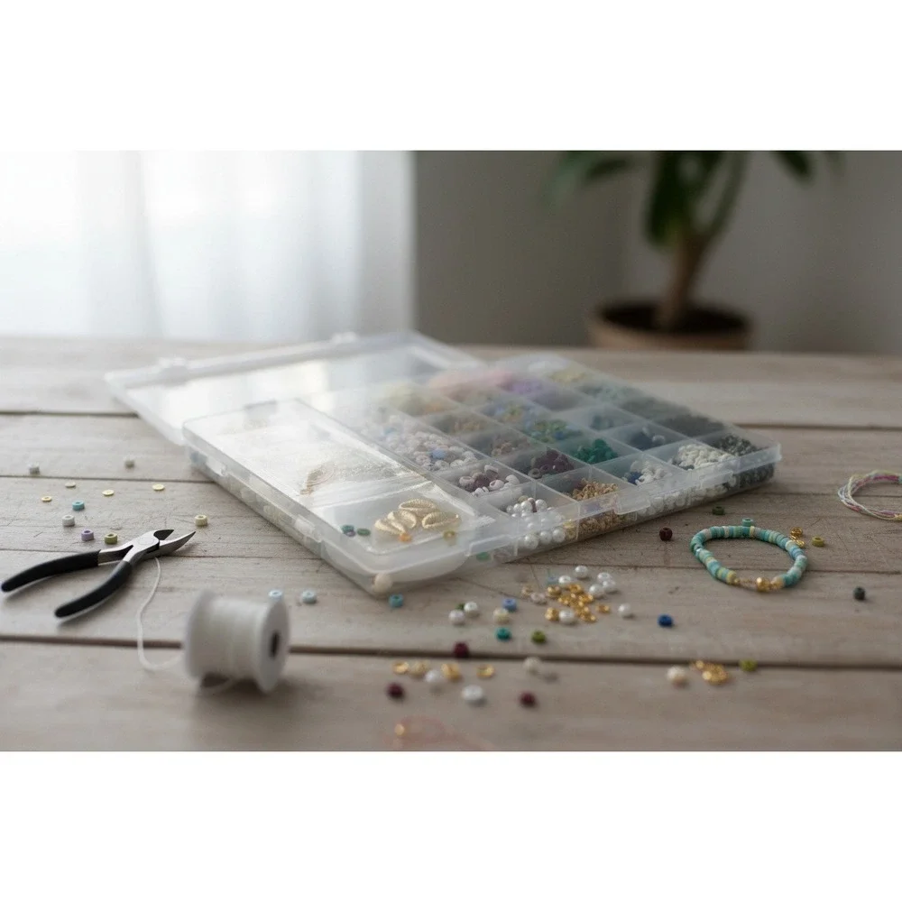 1400pcs ClaBead Clay‎ Beads Bracelet Making Kit DIY